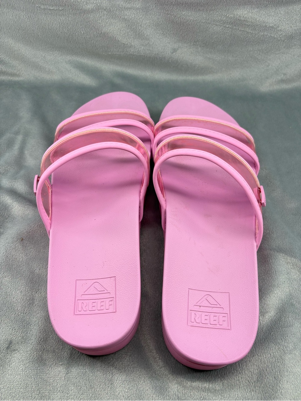 Reef Women’s Pink Multi-Strap Slide Sandals